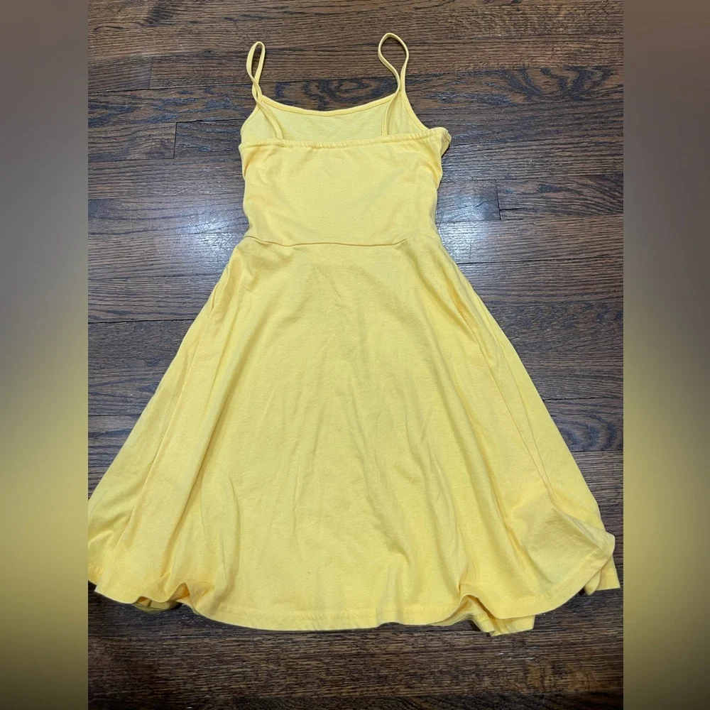 Place girls Yellow Spaghetti Strap Sundress size 10/12